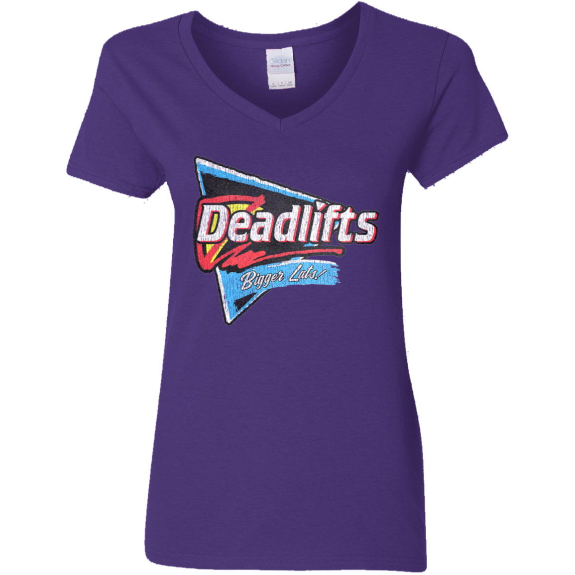 DEADLIFTS: BIGGER LATS! Womens' Fitted T-Shirt