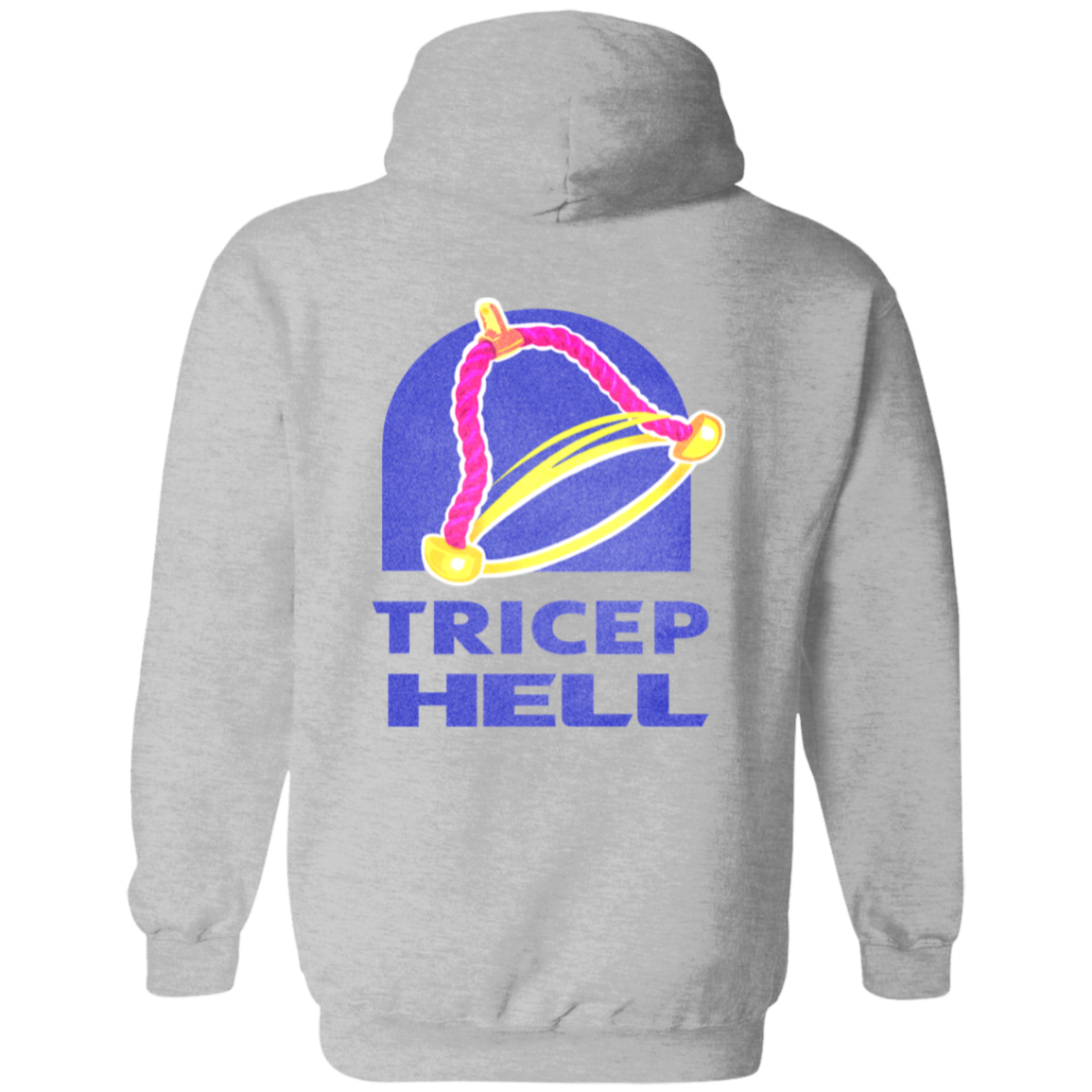 TRICEP HELL 2-Sided Zip-Up Hoodie