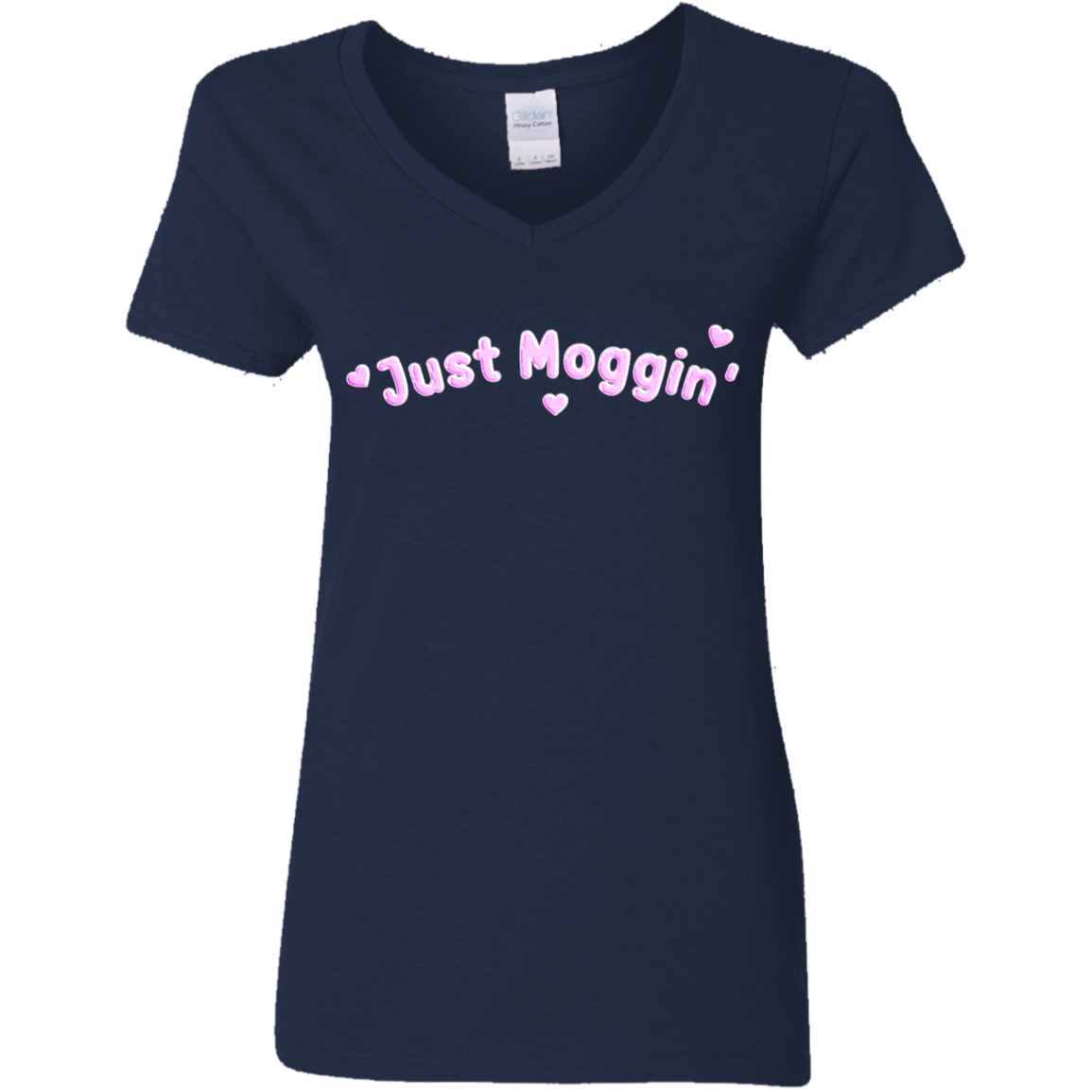 JUST MOGGIN' Womens' Fitted T-Shirt