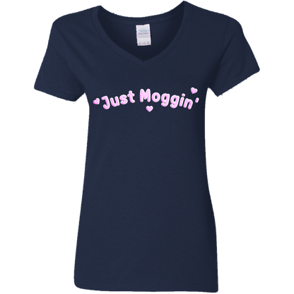 JUST MOGGIN' Womens' Fitted T-Shirt