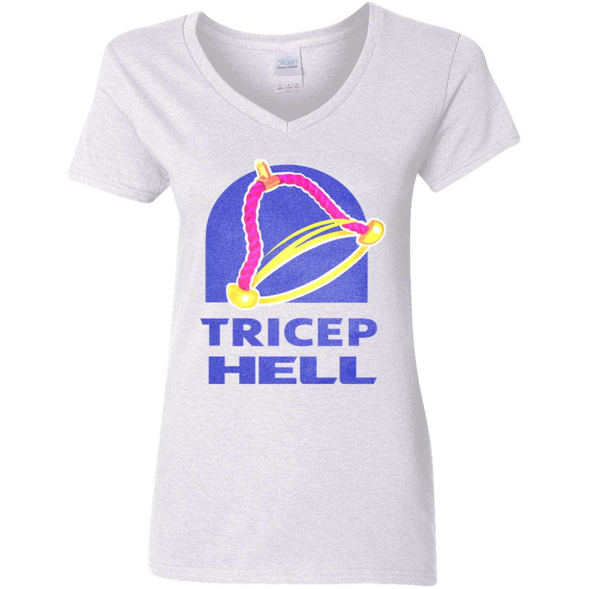 TRICEP HELL Womens' Fitted T-Shirt