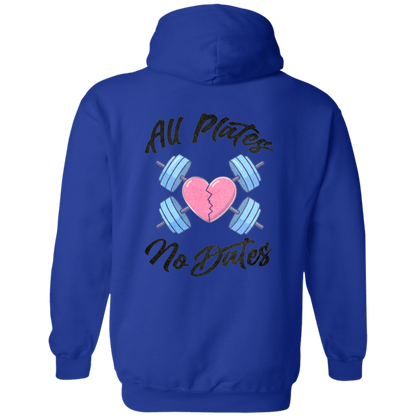 ALL PLATES NO DATES 2-Sided Zip-Up Hoodie