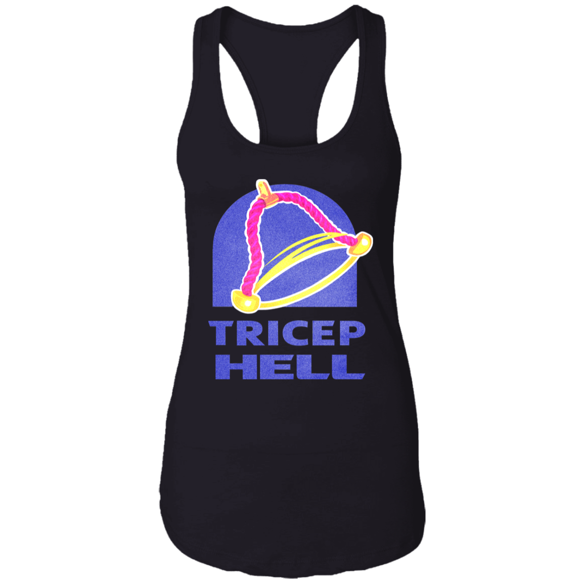 TRICEP HELL Womens' Racerback Tank