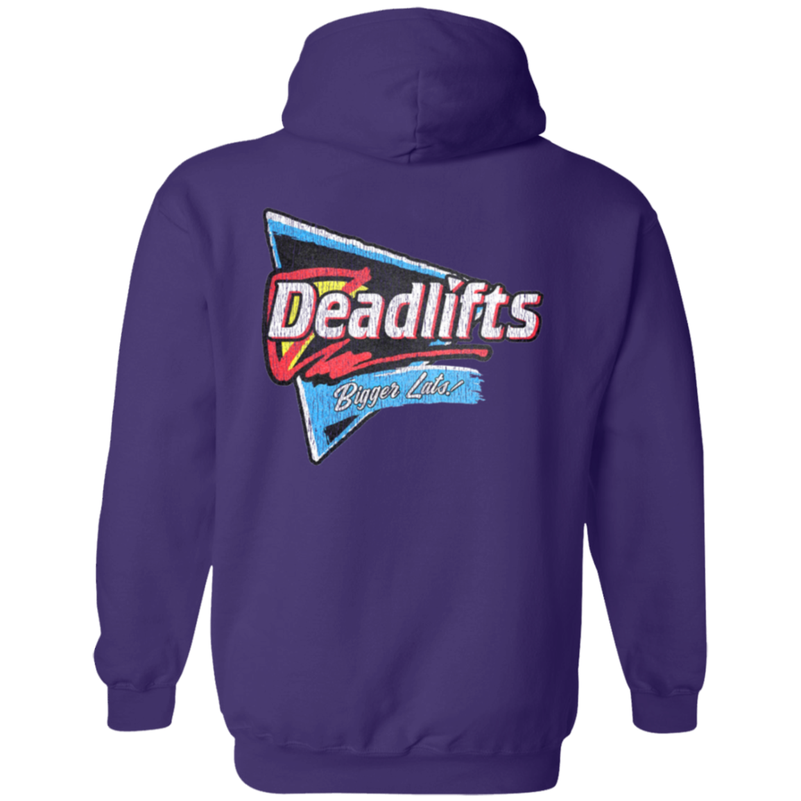 DEADLIFTS: BIGGER LATS! 2-Sided Zip-Up Hoodie