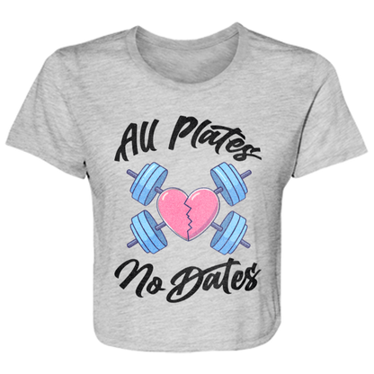 ALL PLATES NO DATES Womens' Crop Top