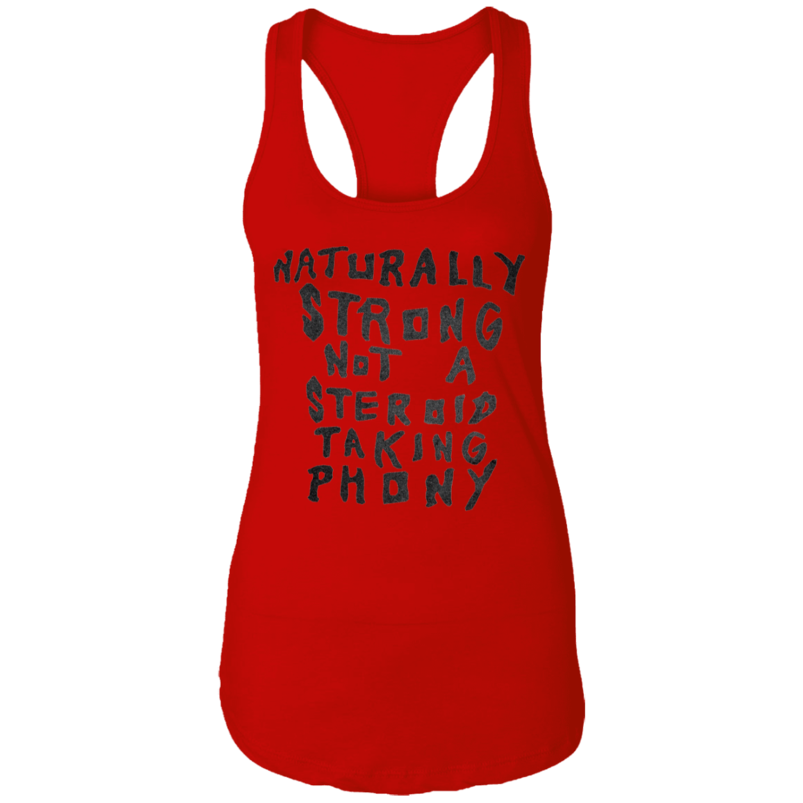 NATURALLY STRONG Womens' Racerback Tank