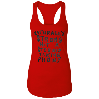 NATURALLY STRONG Womens' Racerback Tank