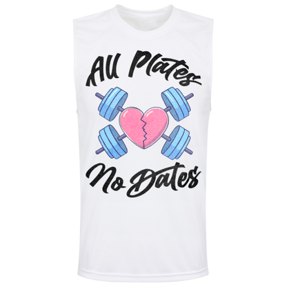 ALL PLATES NO DATES Mens' Muscle Tee / Tank