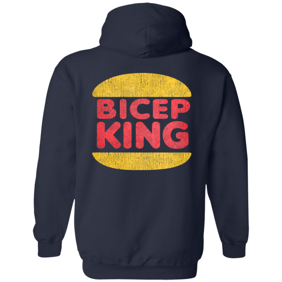 BICEP KING 2-Sided Zip-Up Hoodie