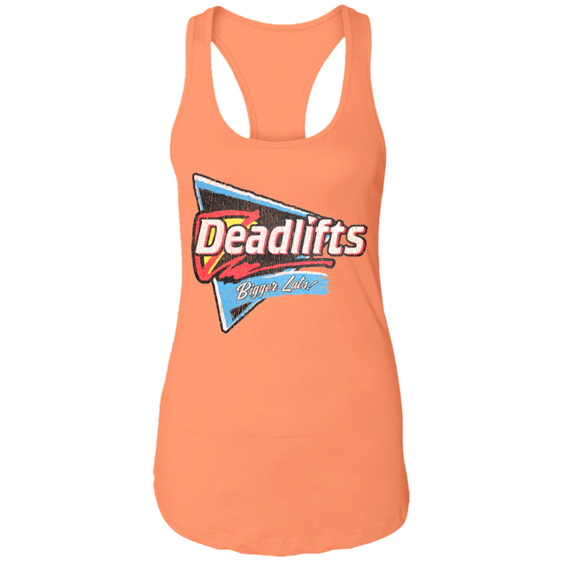 DEADLIFTS: BIGGER LATS! Womens' Racerback Tank