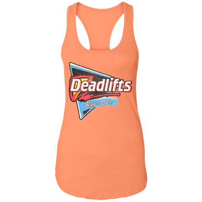 DEADLIFTS: BIGGER LATS! Womens' Racerback Tank