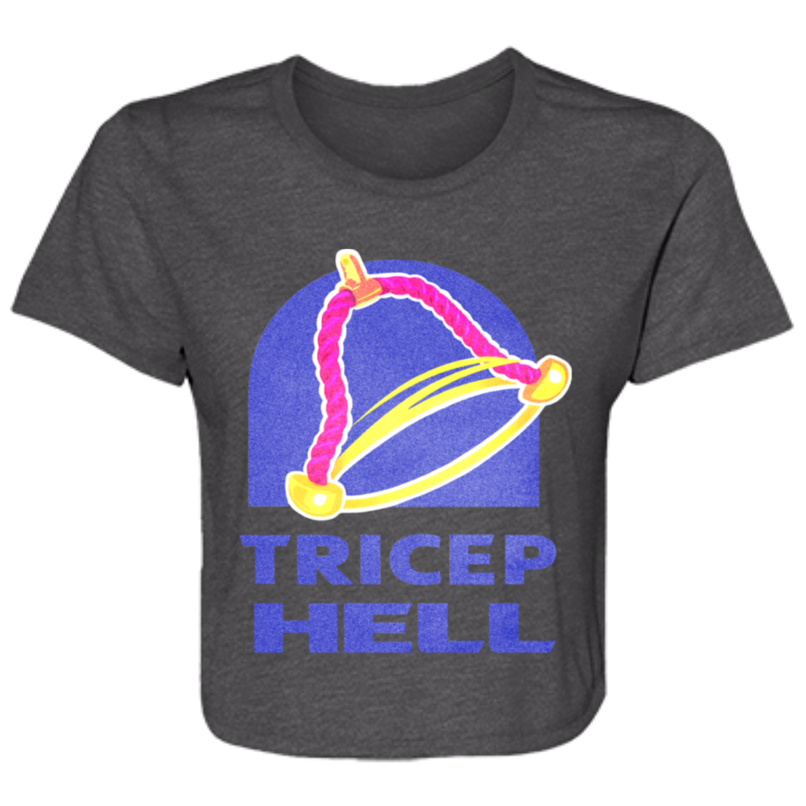 TRICEP HELL Womens' Crop Top