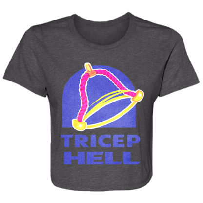 TRICEP HELL Womens' Crop Top