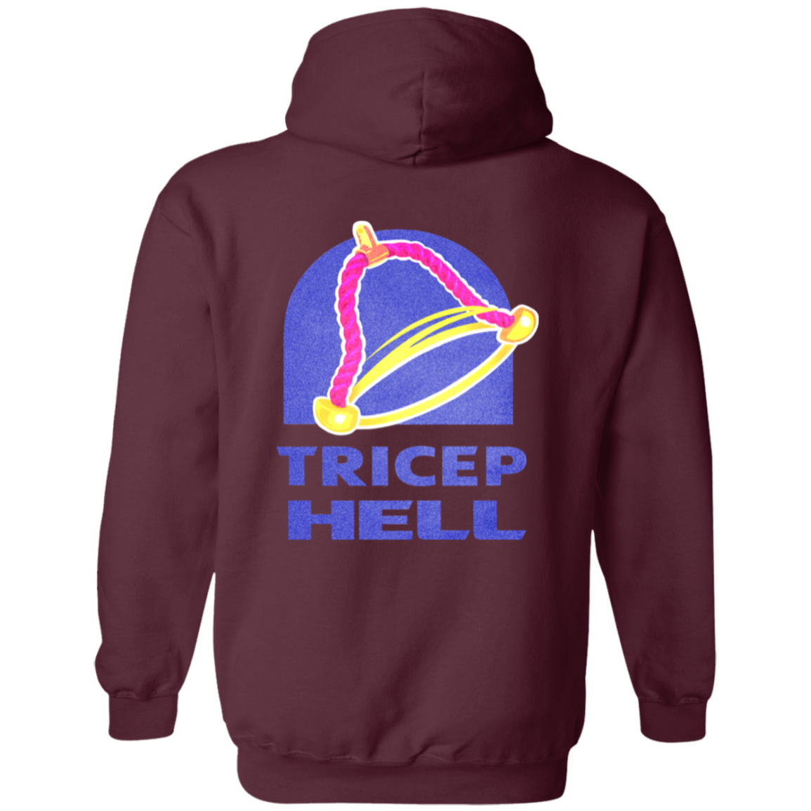 TRICEP HELL 2-Sided Zip-Up Hoodie