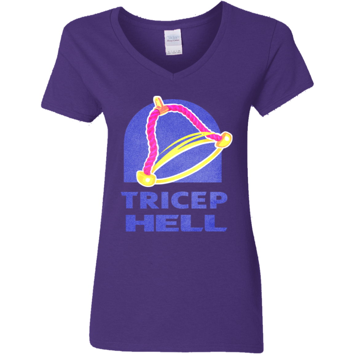 TRICEP HELL Womens' Fitted T-Shirt