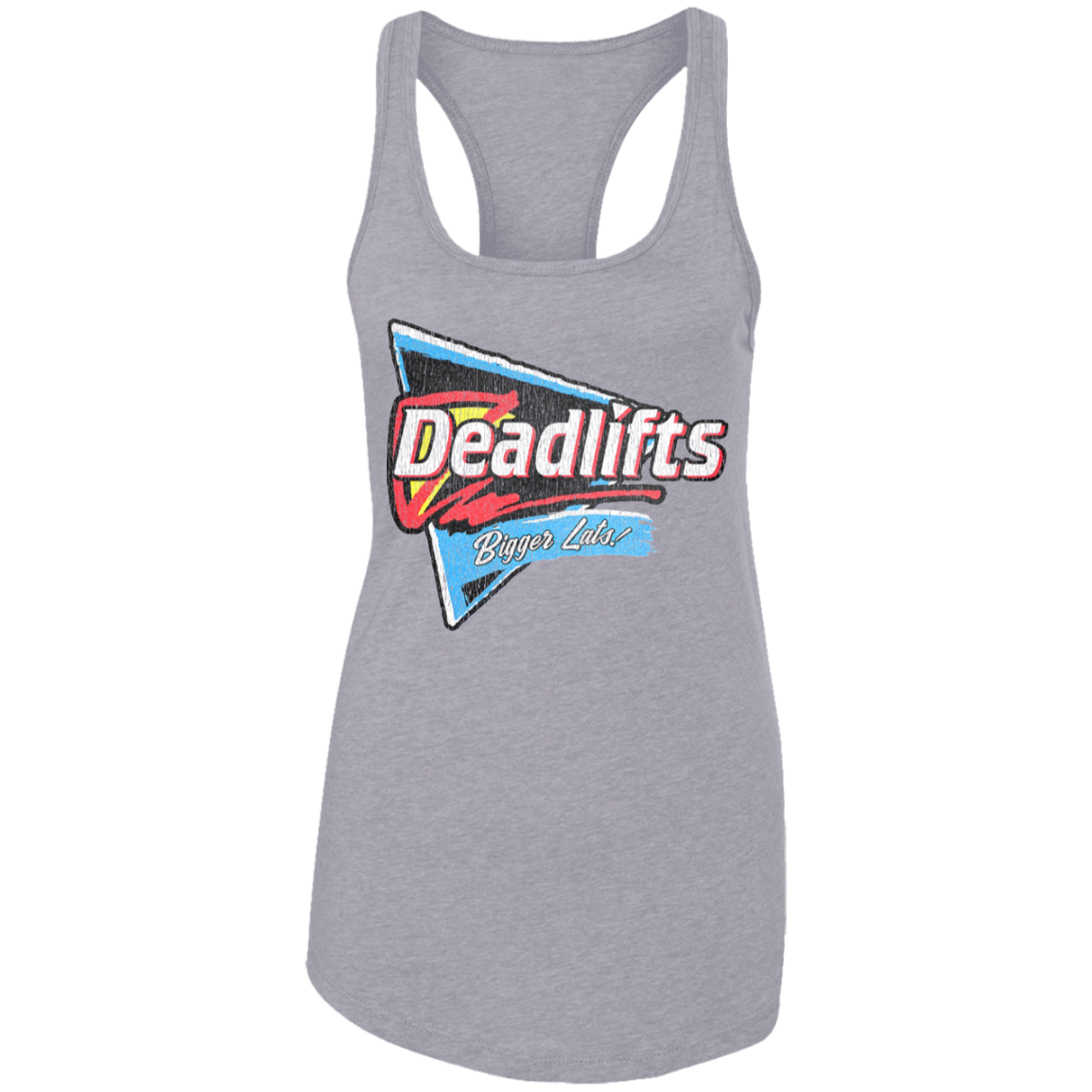 DEADLIFTS: BIGGER LATS! Womens' Racerback Tank