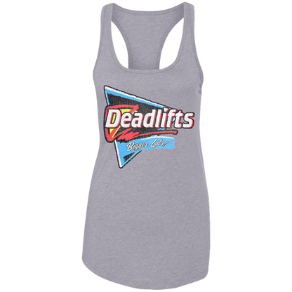 DEADLIFTS: BIGGER LATS! Womens' Racerback Tank