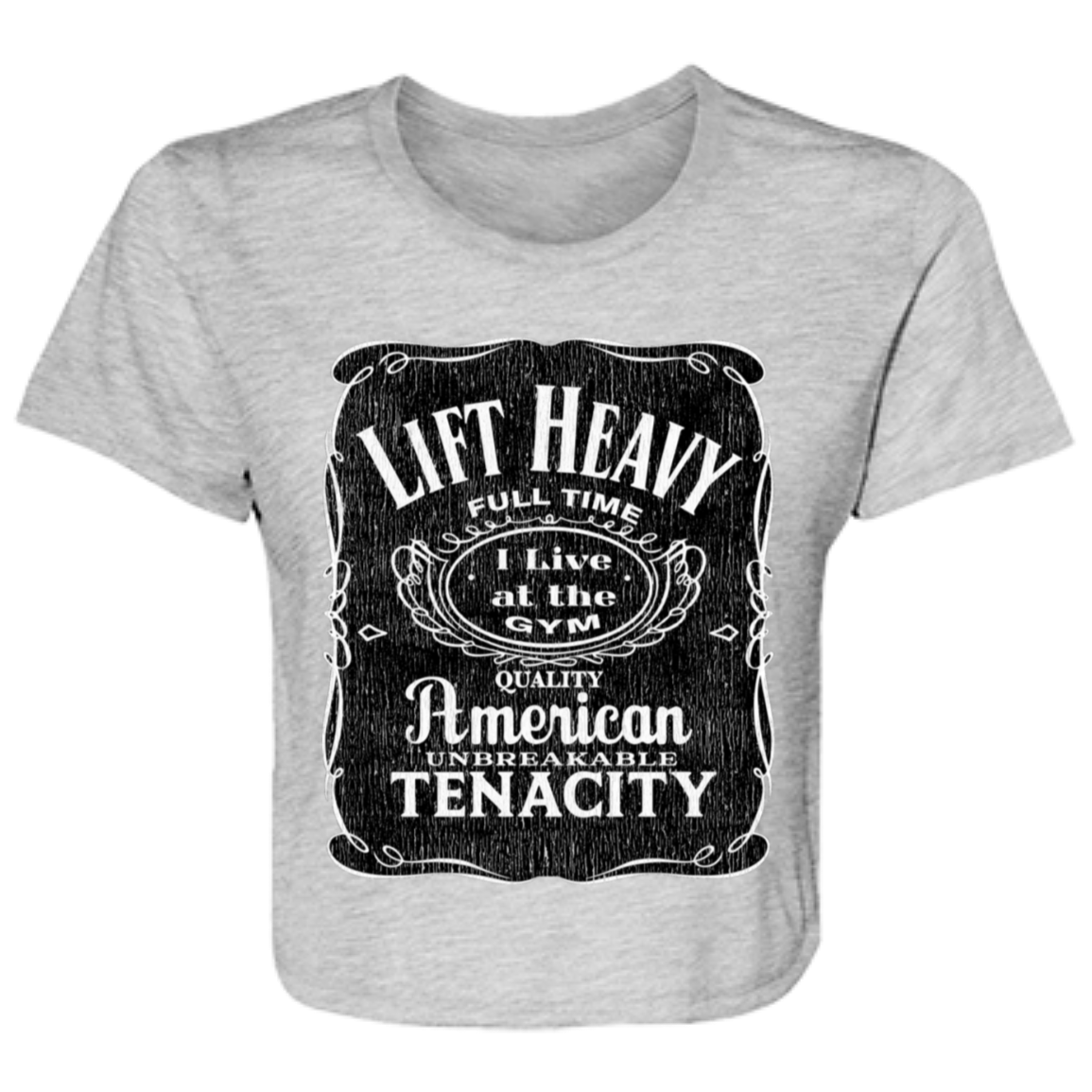 LIFT HEAVY Womens' Crop Top