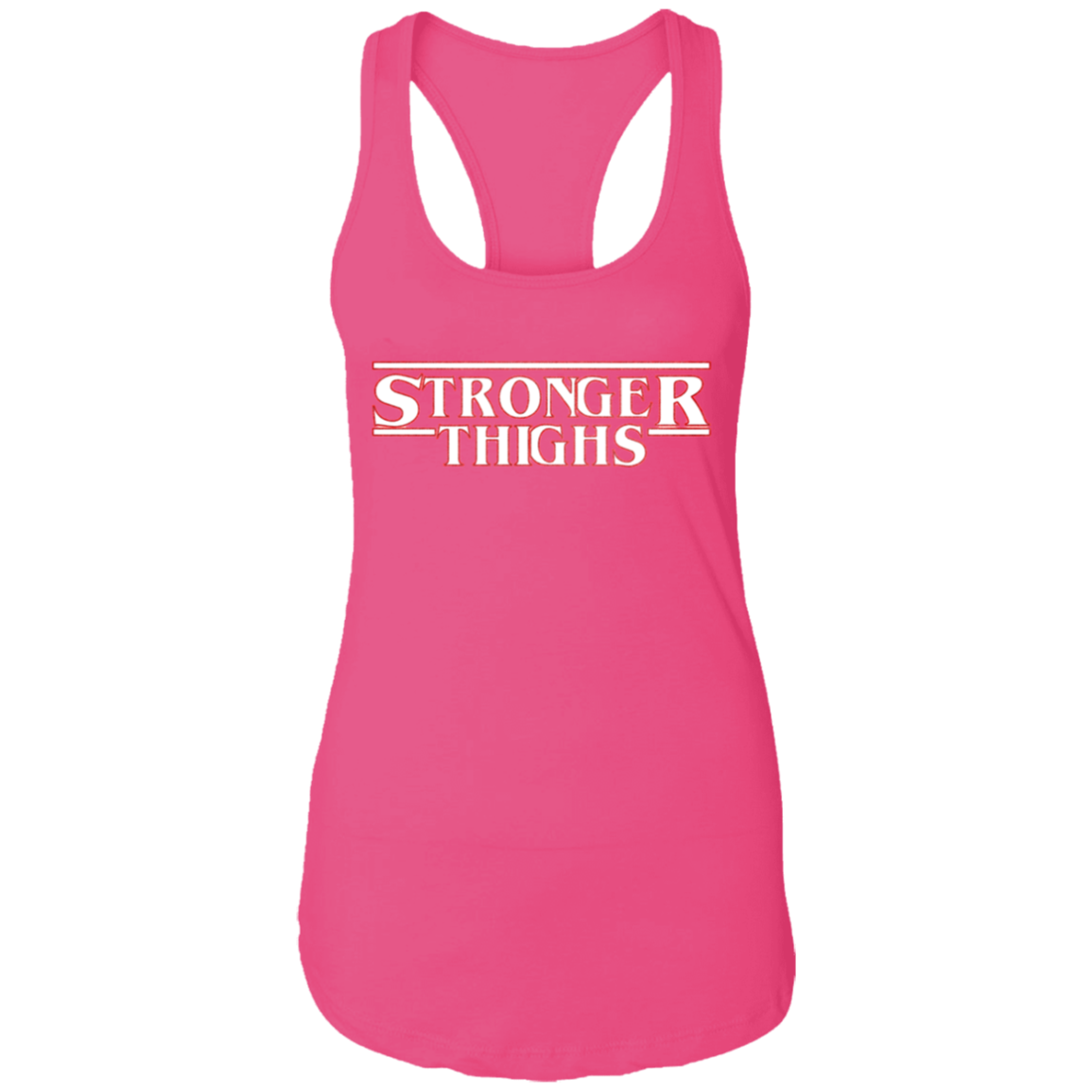 STRONGER THIGHS Womens' Racerback Tank