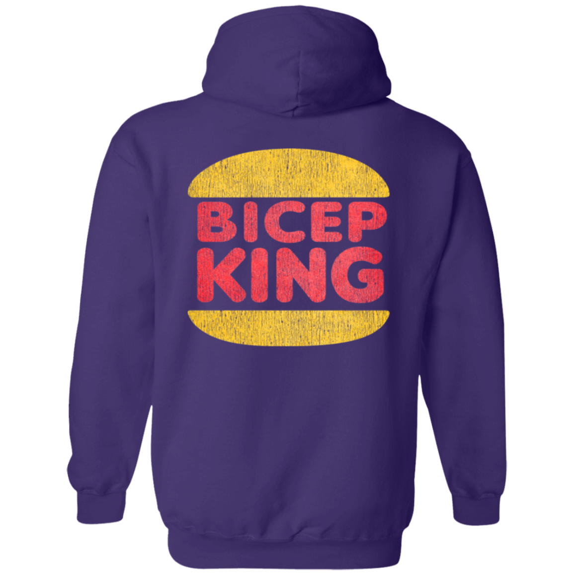 BICEP KING 2-Sided Zip-Up Hoodie