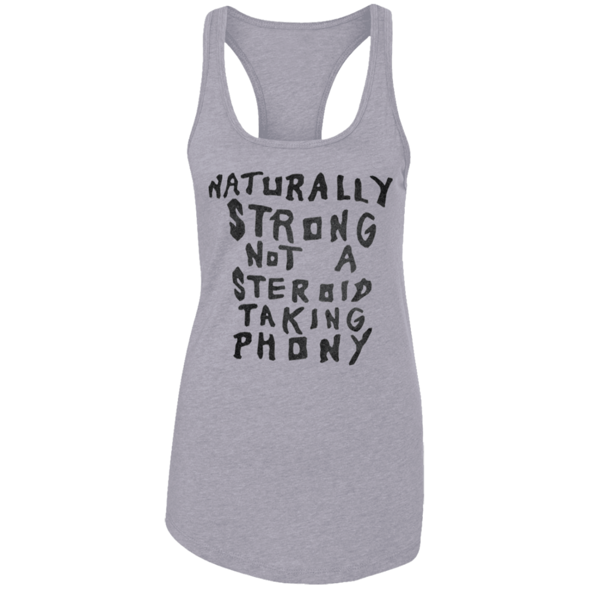 NATURALLY STRONG Womens' Racerback Tank