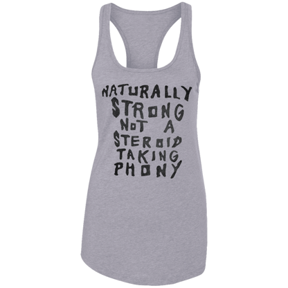 NATURALLY STRONG Womens' Racerback Tank