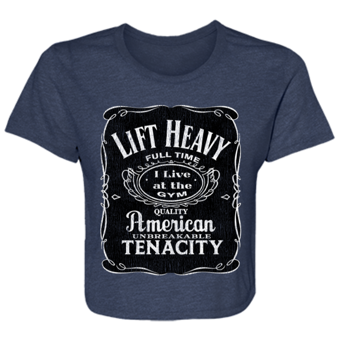 LIFT HEAVY Womens' Crop Top