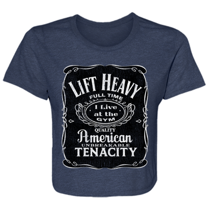 LIFT HEAVY Womens' Crop Top