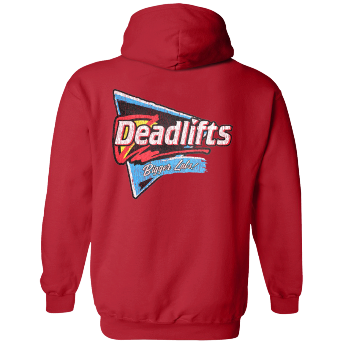 DEADLIFTS: BIGGER LATS! 2-Sided Zip-Up Hoodie