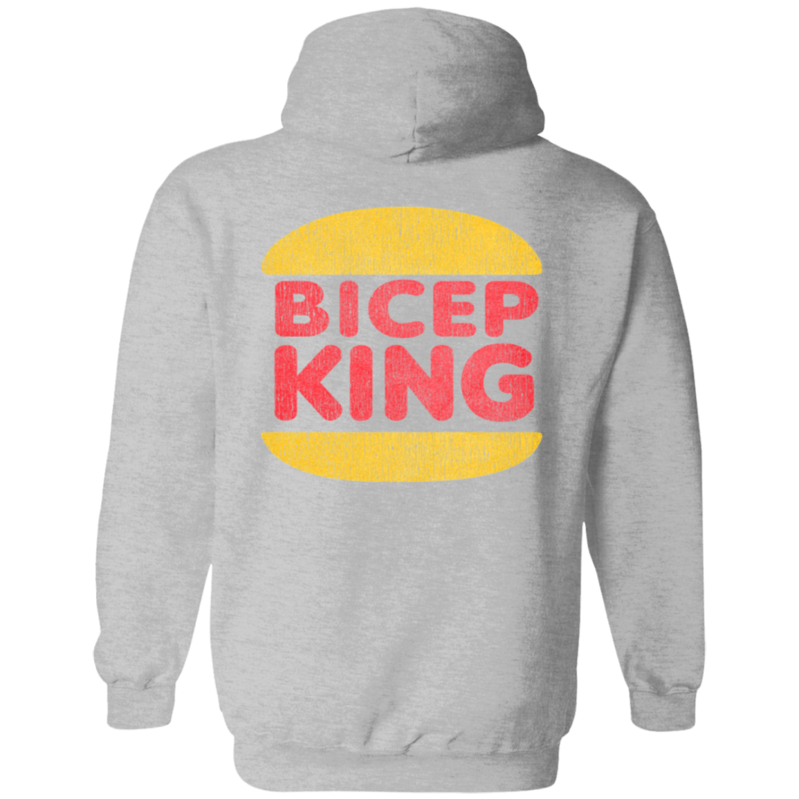 BICEP KING 2-Sided Zip-Up Hoodie