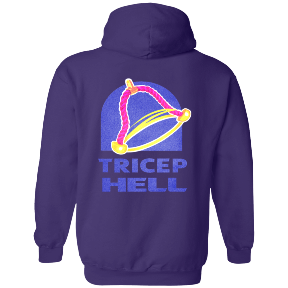 TRICEP HELL 2-Sided Zip-Up Hoodie