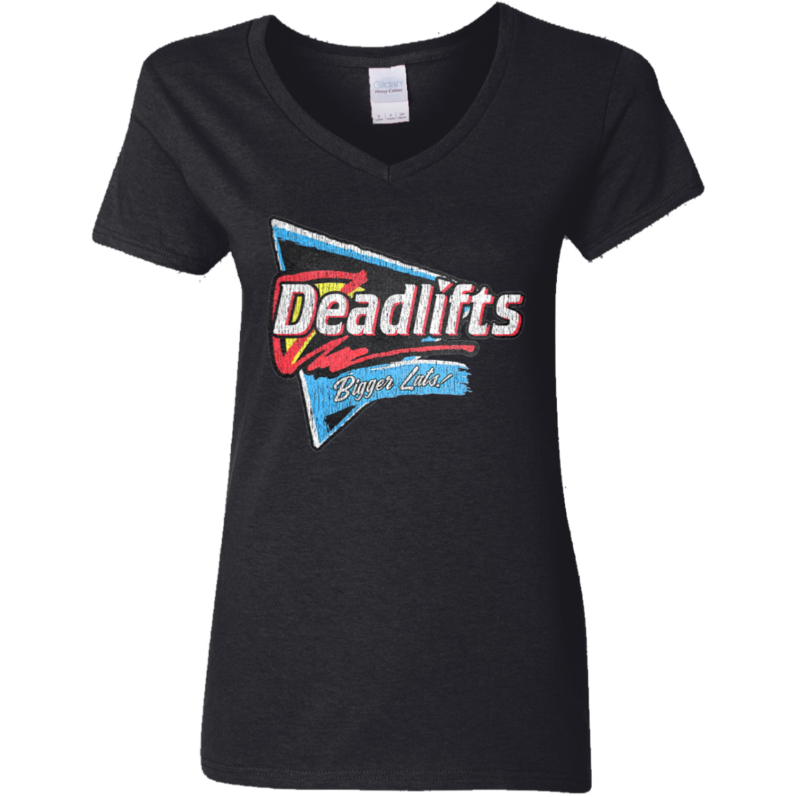 DEADLIFTS: BIGGER LATS! Womens' Fitted T-Shirt