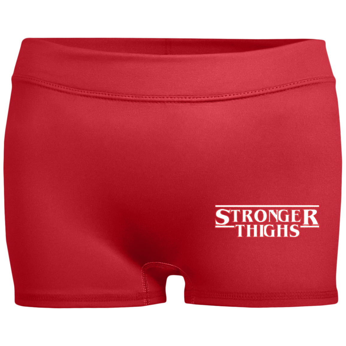 STRONGER THIGHS Womens' Fitted 2.5" Inseam Shorts