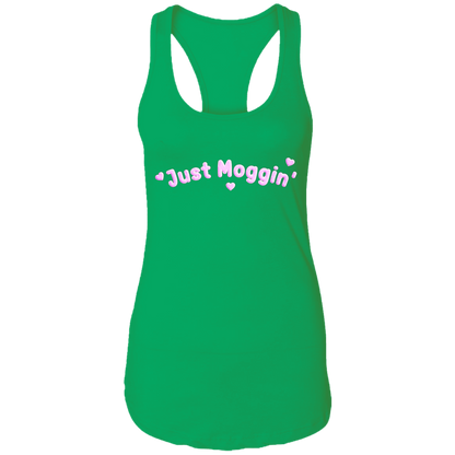 JUST MOGGIN' Womens' Racerback Tank