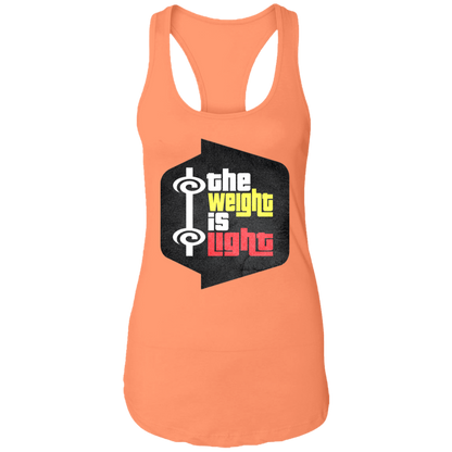 THE WEIGHT IS LIGHT Womens' Racerback Tank