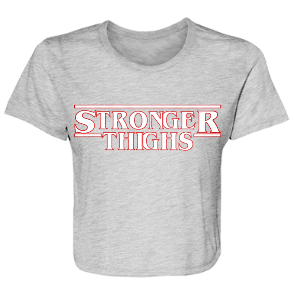 STRONGER THIGHS Womens' Crop Top