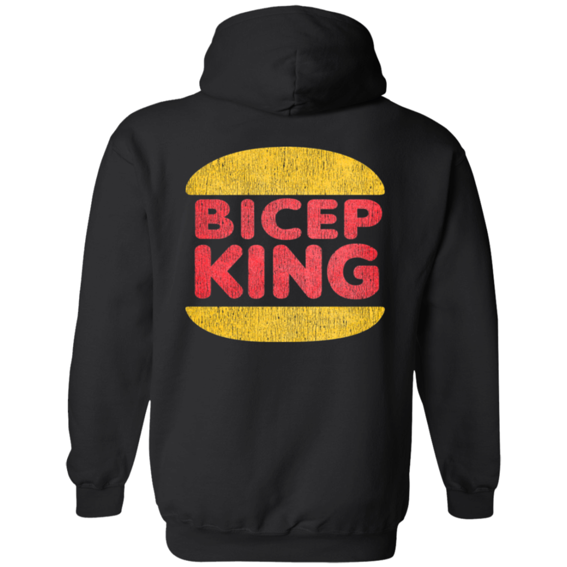 BICEP KING 2-Sided Zip-Up Hoodie