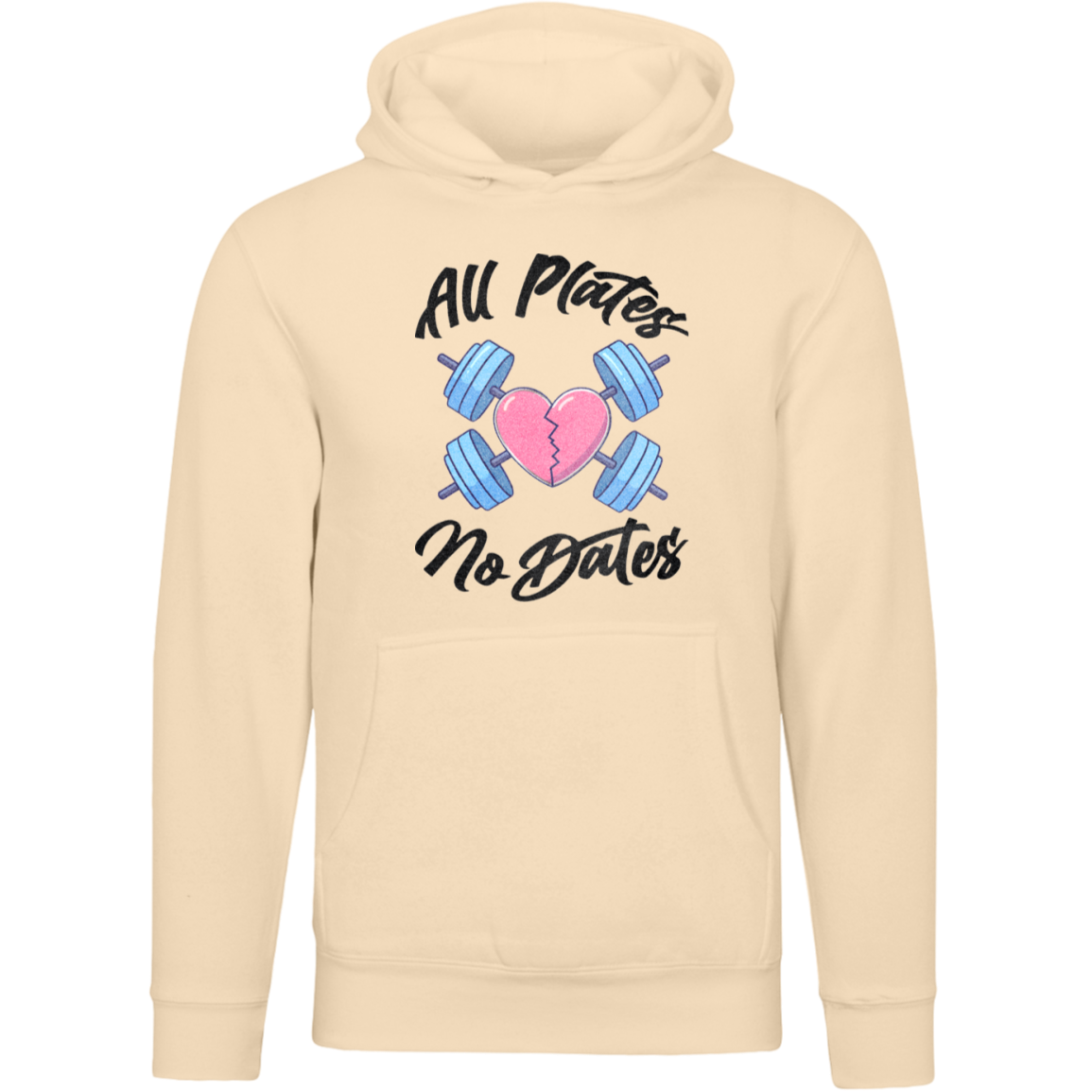 ALL PLATES NO DATES Pullover Hoodie