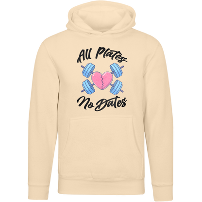 ALL PLATES NO DATES Pullover Hoodie