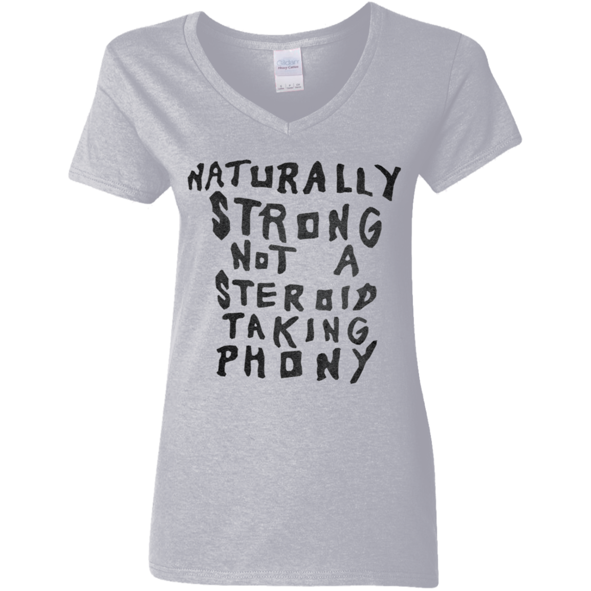 NATURALLY STRONG Womens' Fitted T-Shirt