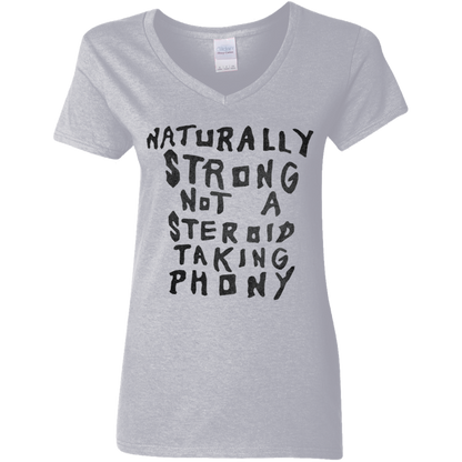 NATURALLY STRONG Womens' Fitted T-Shirt