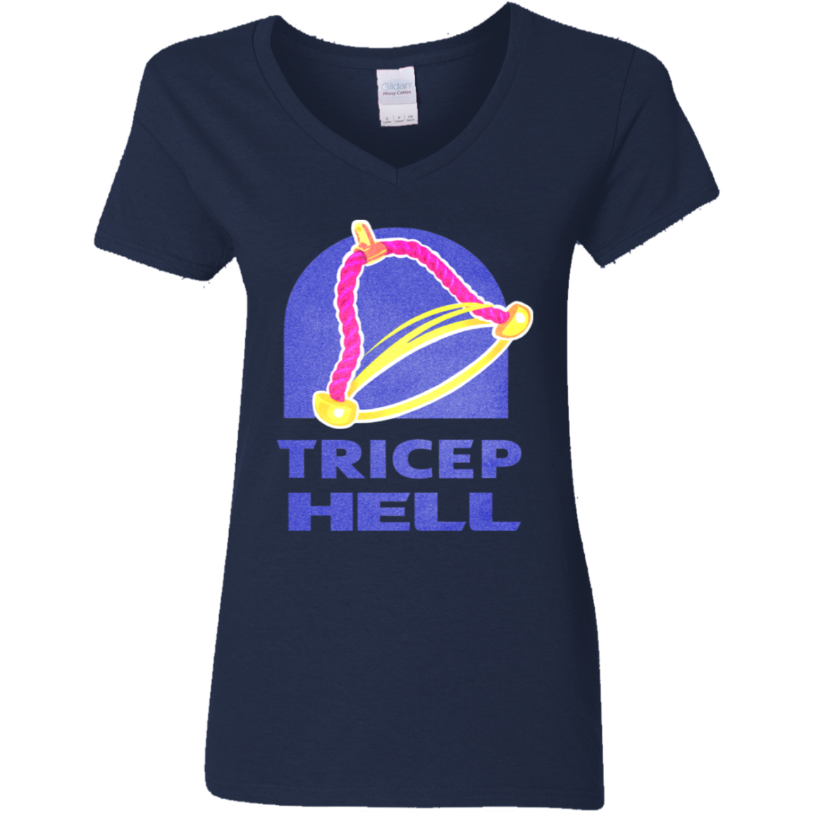 TRICEP HELL Womens' Fitted T-Shirt