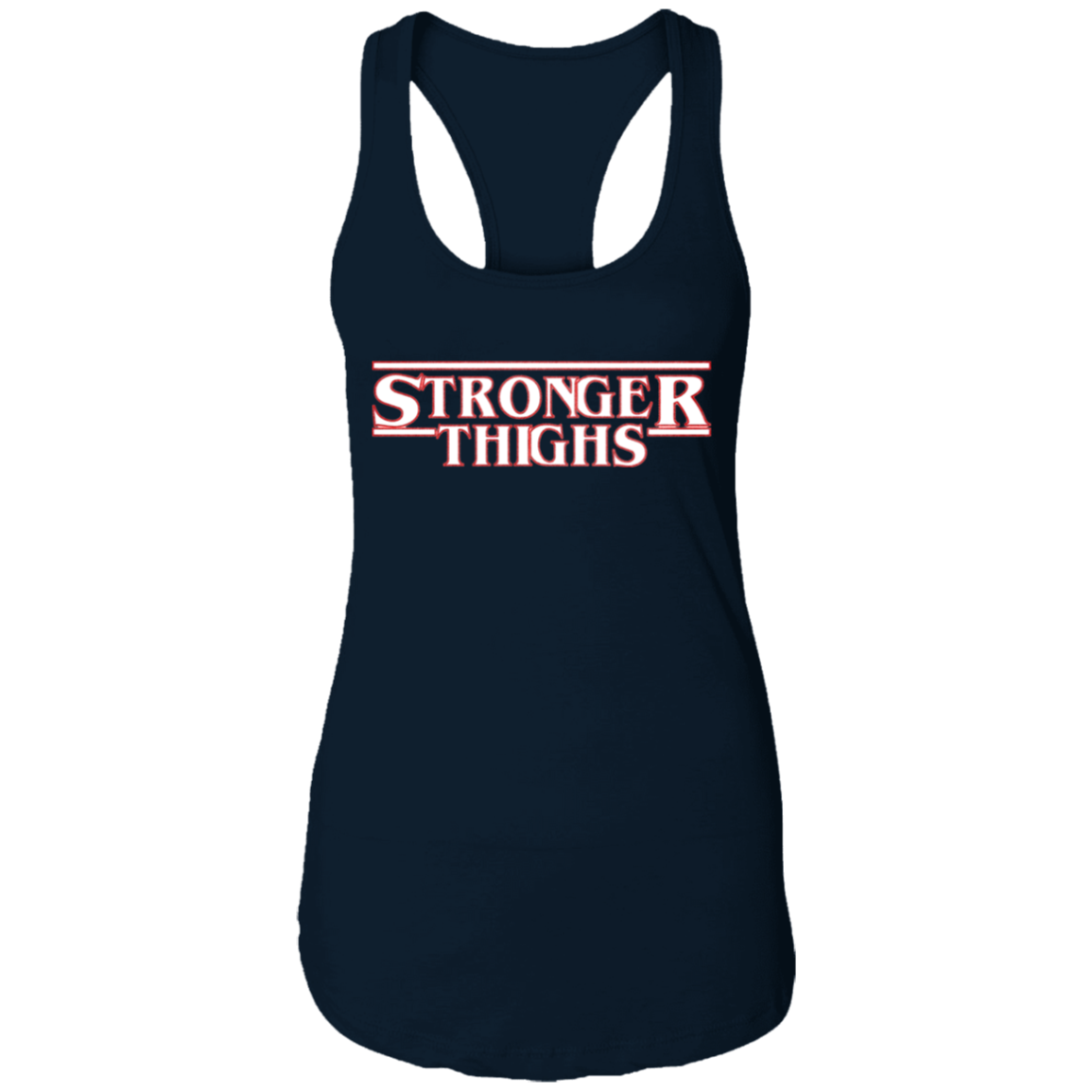 STRONGER THIGHS Womens' Racerback Tank