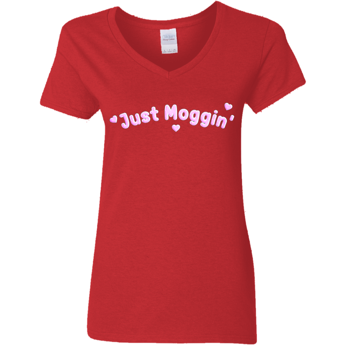 JUST MOGGIN' Womens' Fitted T-Shirt