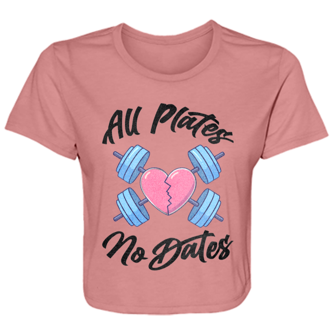 ALL PLATES NO DATES Womens' Crop Top