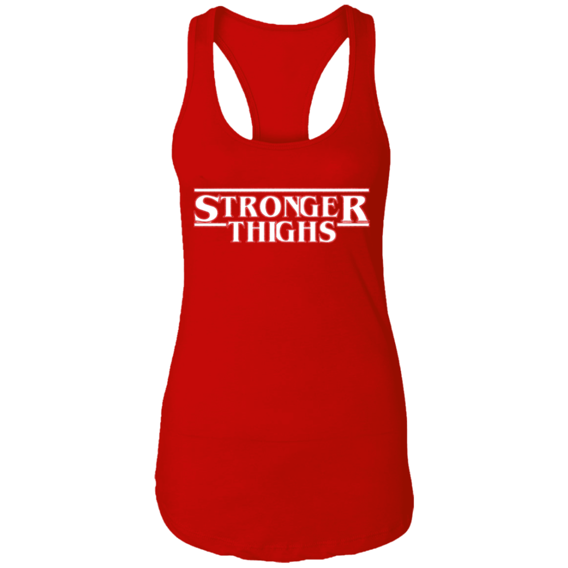 STRONGER THIGHS Womens' Racerback Tank