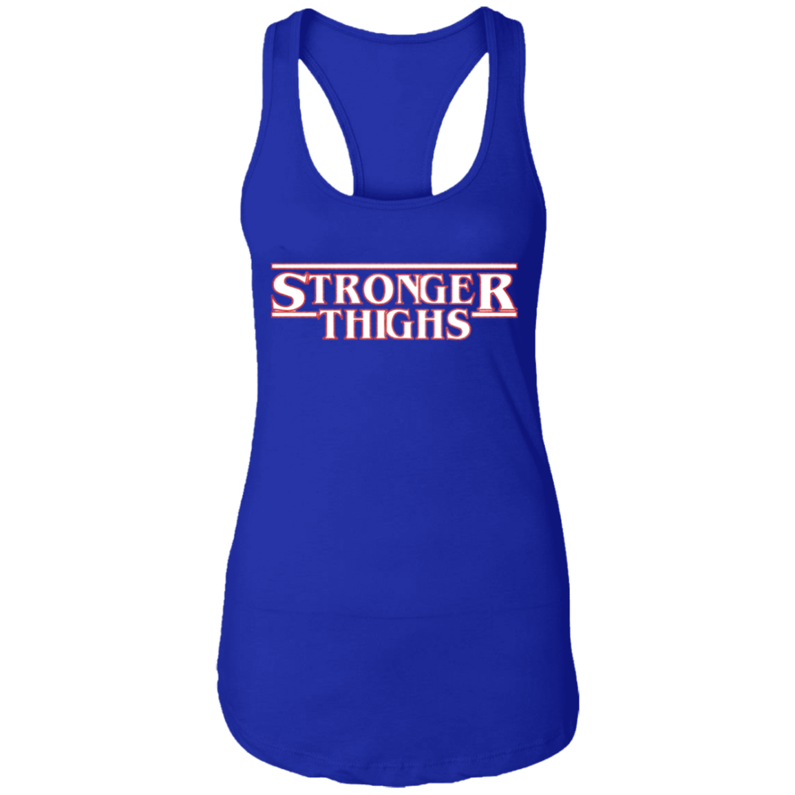 STRONGER THIGHS Womens' Racerback Tank