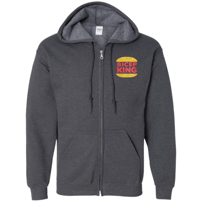 BICEP KING 2-Sided Zip-Up Hoodie