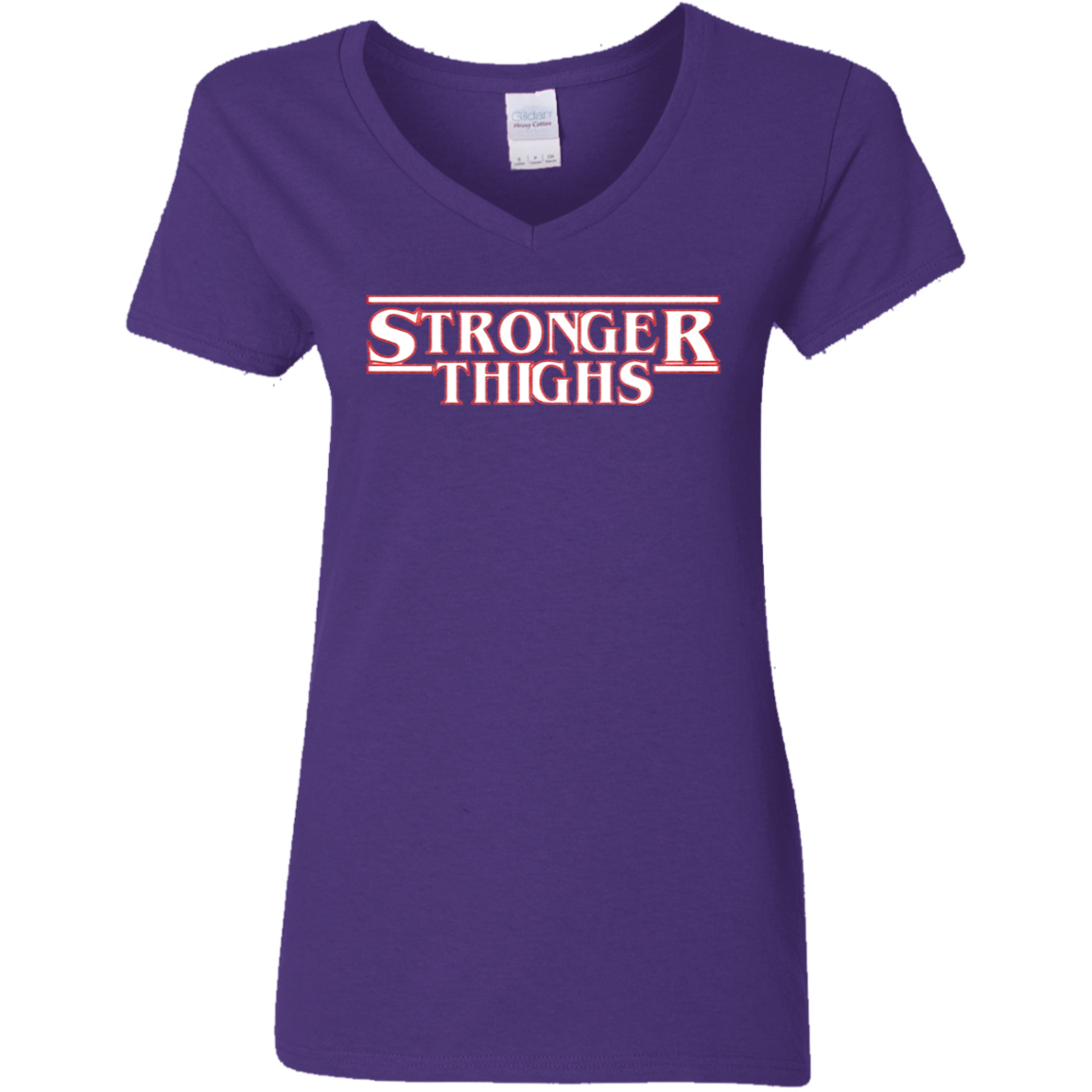 STRONGER THIGHS Womens' Fitted T-Shirt