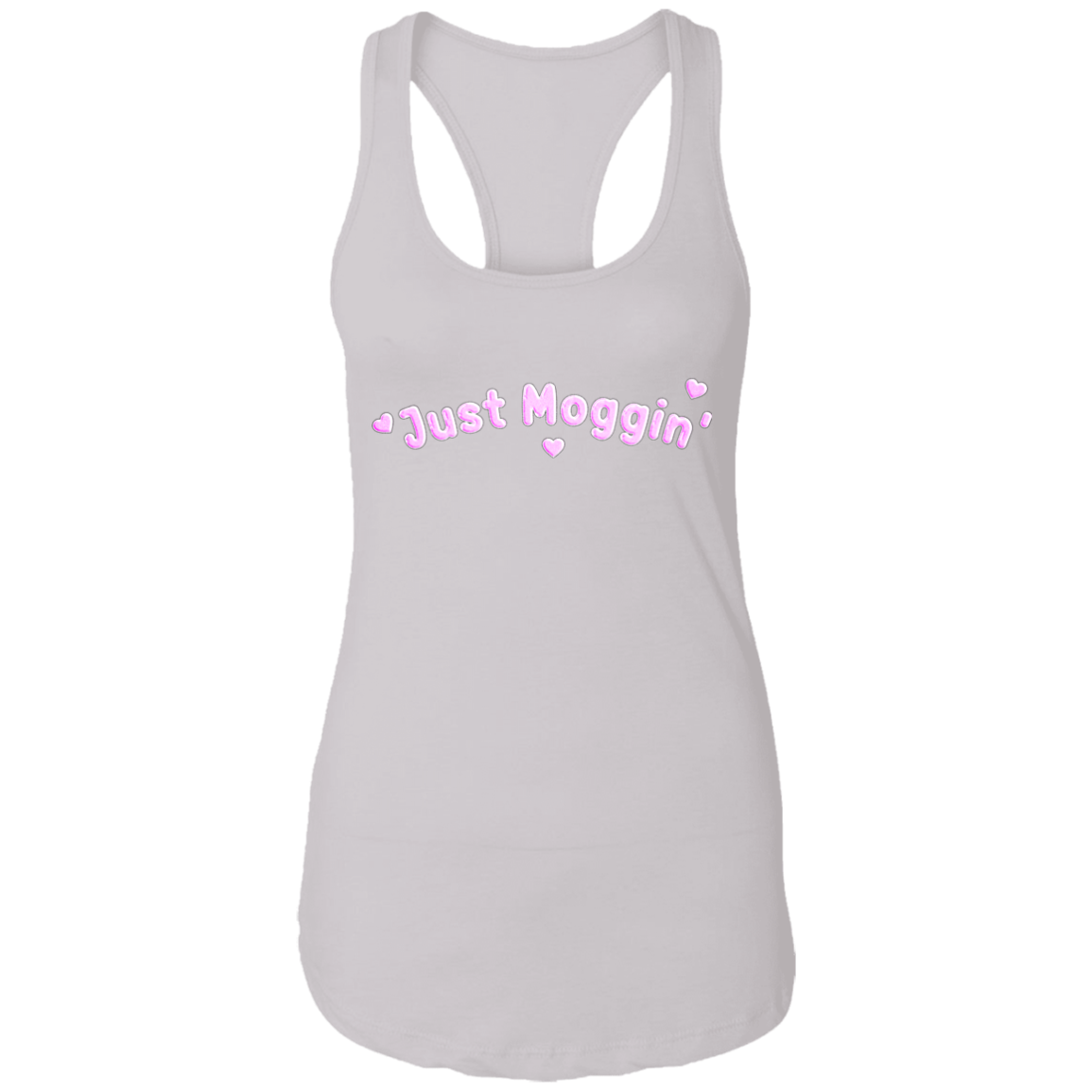 JUST MOGGIN' Womens' Racerback Tank